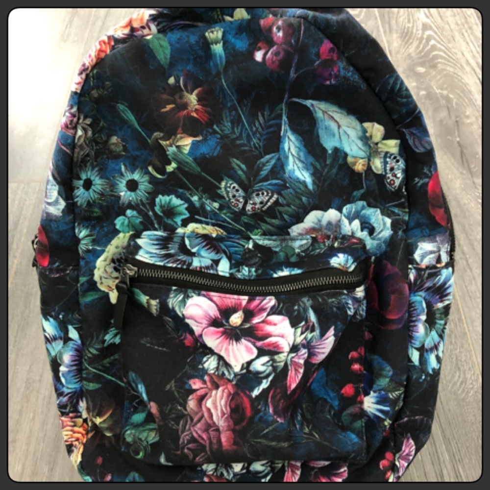 Custom Floral Backpack - Picture 3 of 7
